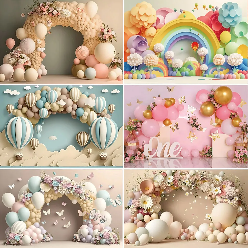 Воздушные шары с тематикой первого дня рождения для новорожденных детский