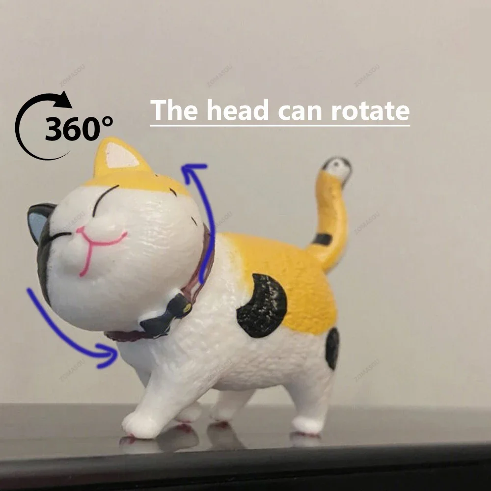 9/18 шт. милые миниатюрные фигурки котят в подарок на день рождения домашний декор