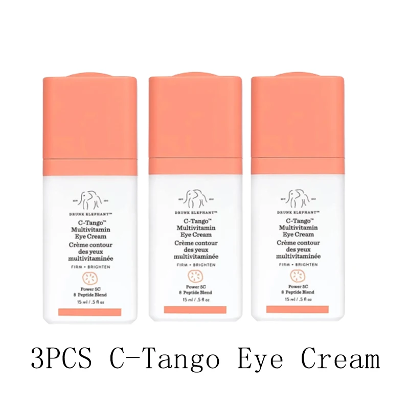 

3pcs Drunk Elephant Original C-Tango Eye Cream Anti-Wrinkle Firming Moisturizing Brightening and Fading Dark Circles 15ml