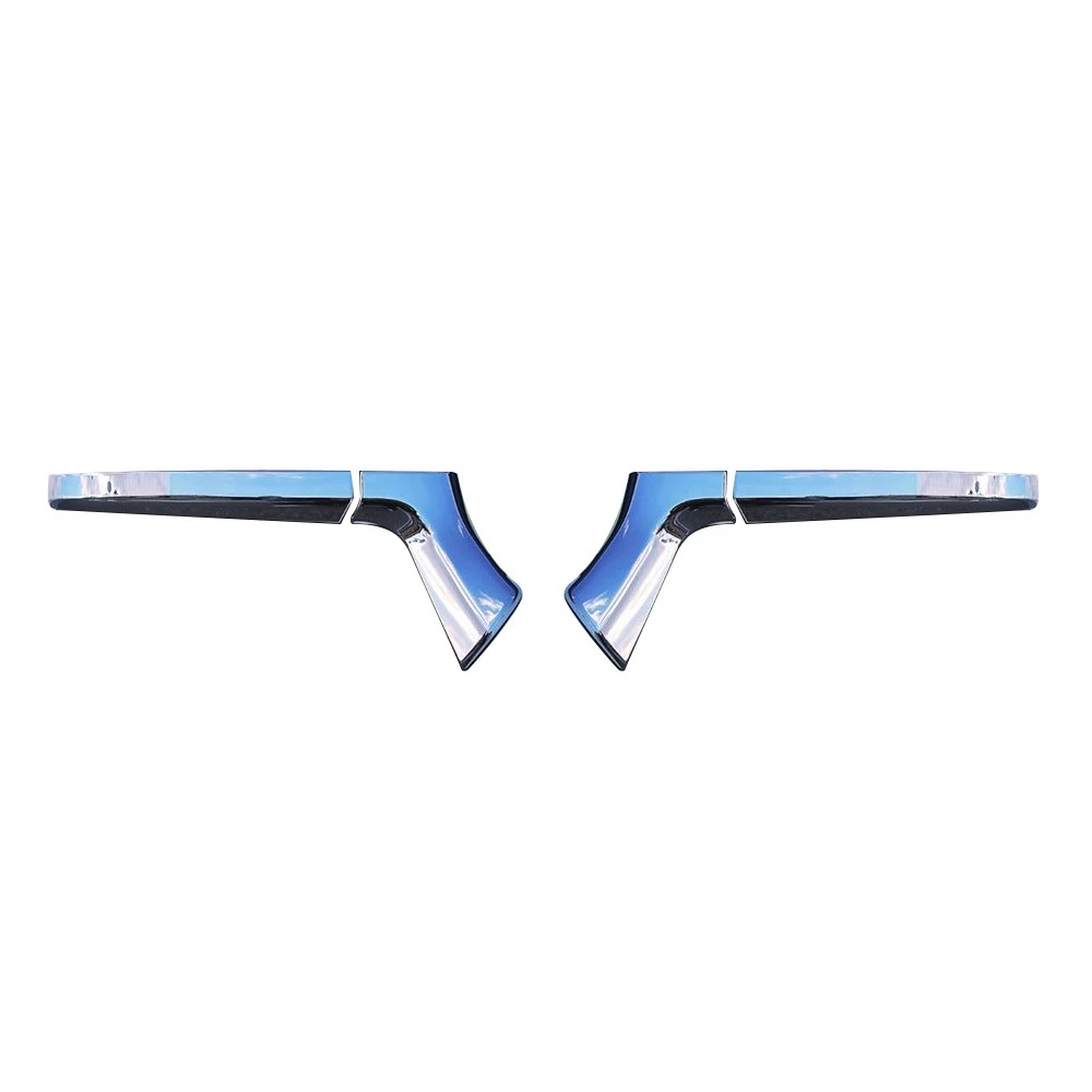 

4Pcs ABS Chrome Side Rearview Mirror Strip Cover Trims Sticker for 2021 2022 RHD