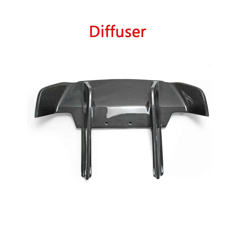 Задний диффузор из углеродного волокна фартуки разветвители спойлер для BMW 6