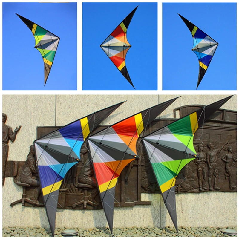 Бесплатная доставка высокое качество большой двухлинейный трюковый змей с