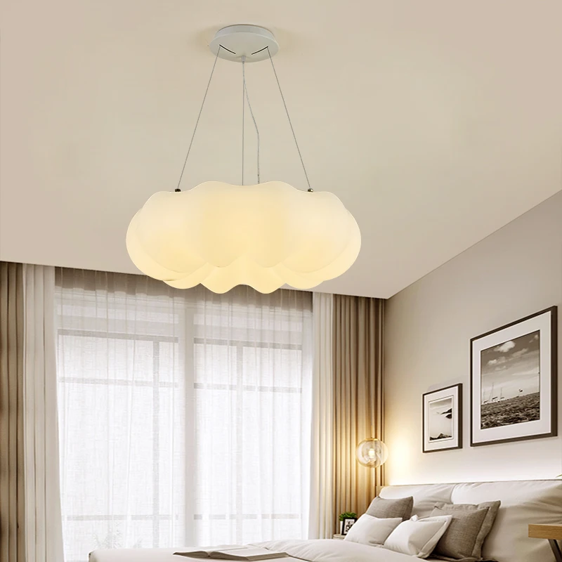 

Современные подвесные светильники, лампа в виде облака, креативные подвесные светильники в скандинавском стиле для столовой, спальни, кафе, ресторана, подвесной светильник