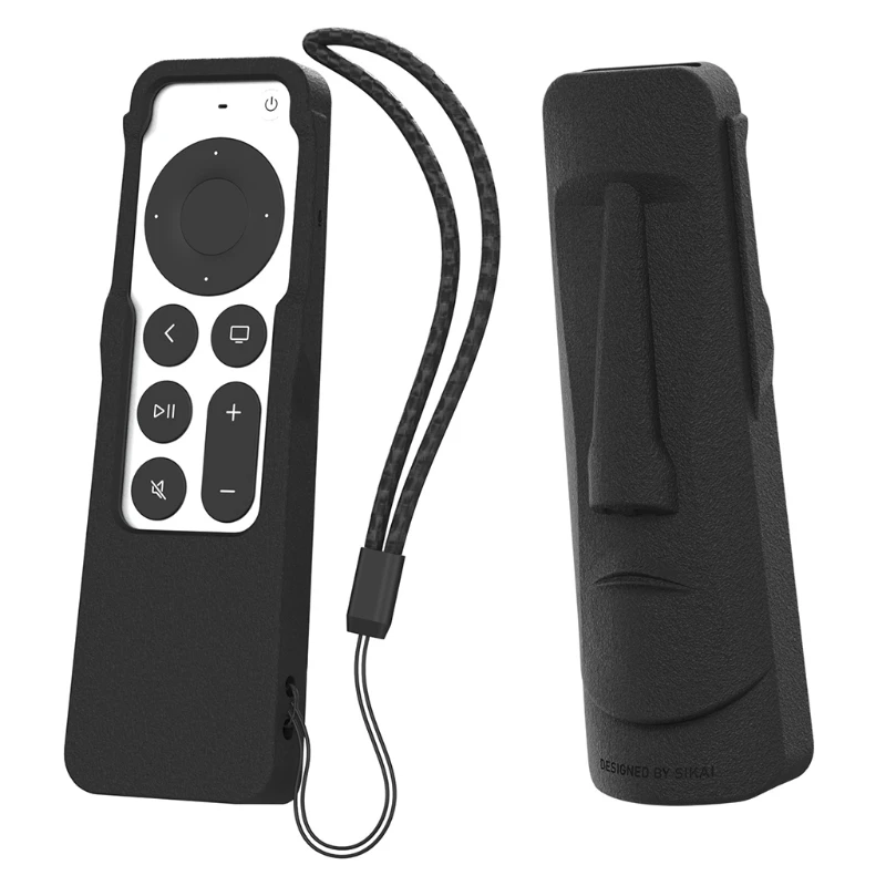 

H37F Anti-slip Remote Control Sleeve for Apple TV 4K 6th Generation Silicone Cover