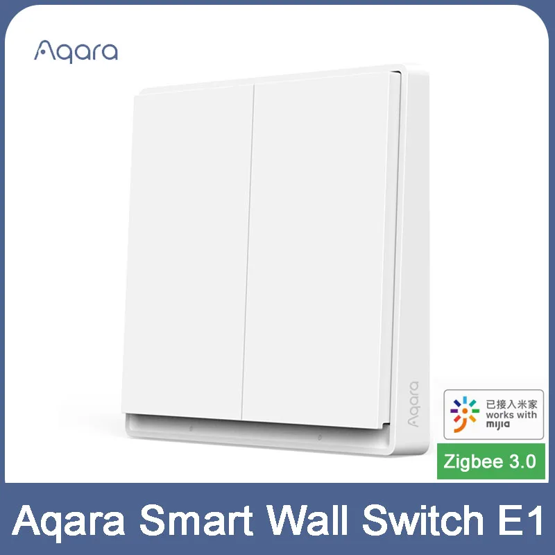 Умный настенный выключатель Aqara E1 Zigbee 3 0 беспроводной переключатель с одним