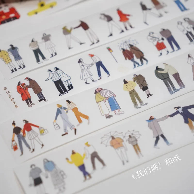 Wanle Studio My Daily Life Girl Us Cars Die Cut Washi Yupo Ленты Товары для рукоделия DIY Скрапбукинг Изготовление карт Декор План Стикеры (art.: 3920cd2fc5dac) - 3920cd2fc5dac