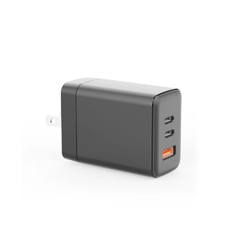 

65W USB C Charger 3 Ports GaN Fast Charger Foldable Wall Charger Compatible MacBook Pro, Dell XPS,Huawei, ipad iPhone14/13 Pro