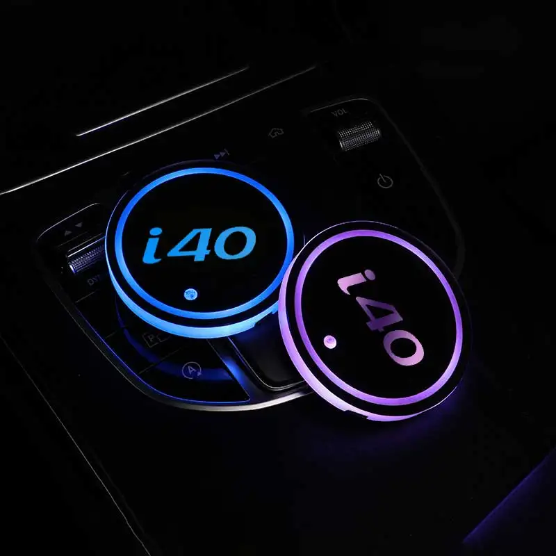 Автомобильные Держатели для напитков Hyundai I40 7 цветов подставка под стаканы с
