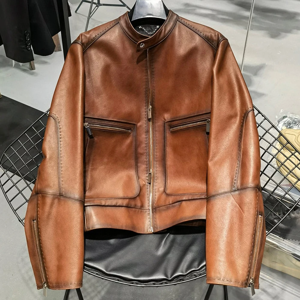 

Кожаная куртка-бомбер NIGO # nigo37636