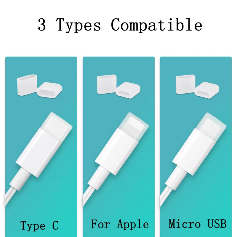 Фото 10/5/1 шт. Универсальный пылезащитный колпачок USB Type C и Micro IOS кабель для зарядки 10/5/1 шт. Универсальный пылезащитный колпачок USB Type C и Micro IOS кабель для зарядки