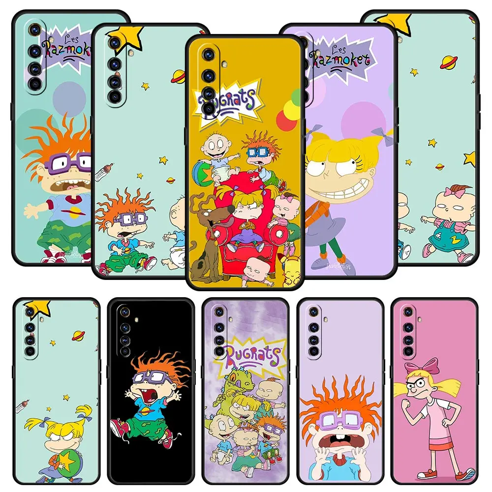 

Cover Case for Realme 6 6S 7 7i 8 8i 9 9i Pro C17 6Pro 7Pro 8Pro 9Speed 9ProPlus 5G Capinha Coque Full Cartoon Rugrat Anime
