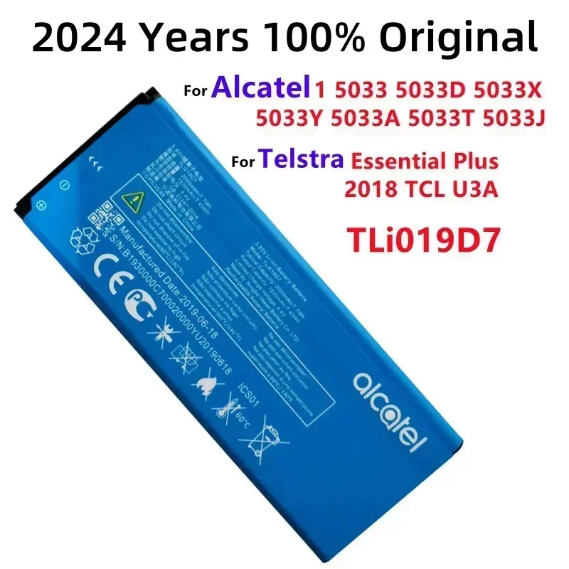 Аккумулятор TLi019D7 для Alcatel 1 3 85 В 2000 мАч 5033 5033D 5033X 5033Y 5033A 5033T 5033J Telstra Essential Plus 2018 TCL U3A