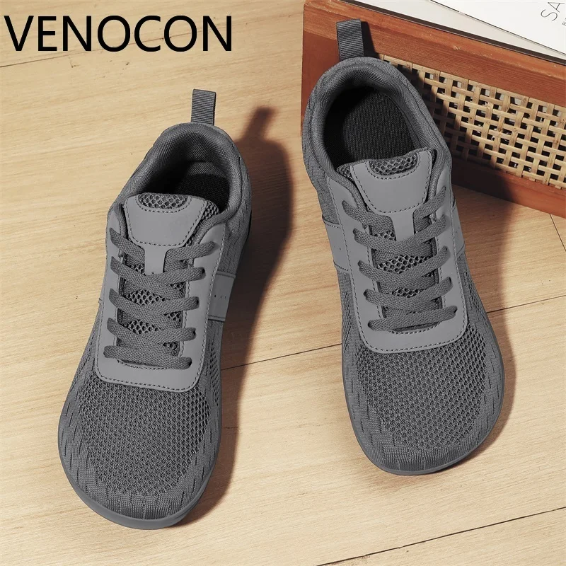 Фото Кроссовки VENOCON Barefoot с широким носком, без подъема, с трикотажным верхом, легкие, минималистичные, для мужчин и женщин №1