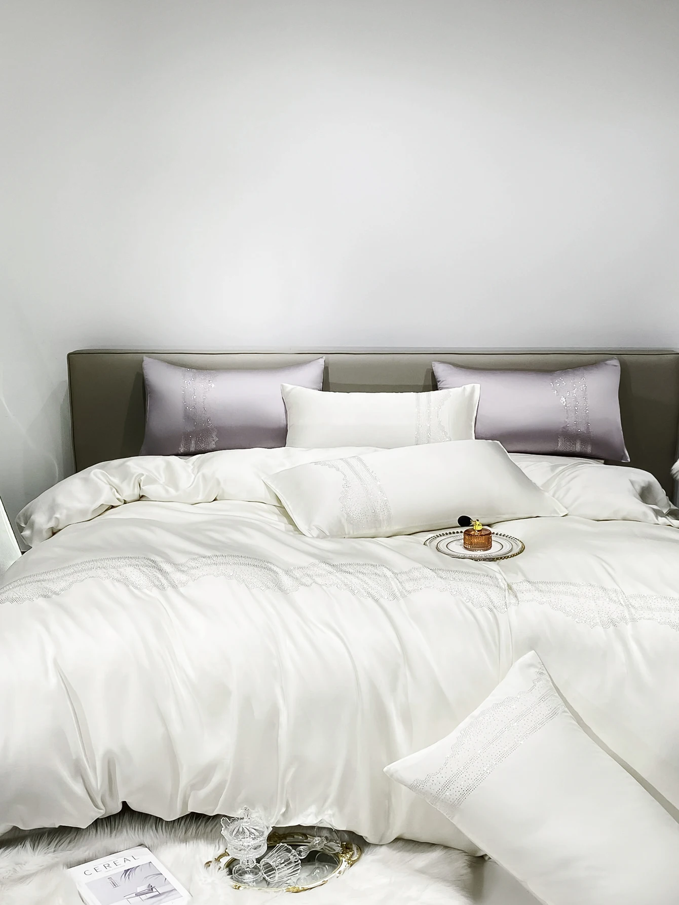 

Северо-американский темпераментный shandy Горячая дрель молоко белый серый белый дизайн пододеяльник размер king size двуспальная кровать пододе...