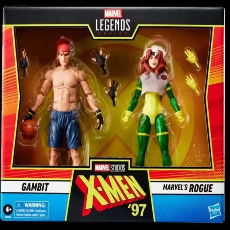 Фото В наличии: Коллекционная фигурка Hasbro Marvel Legends 97X-Men Gambit Naughty, 6-дюймовая подвижная модель робота, игрушка, подарок №4