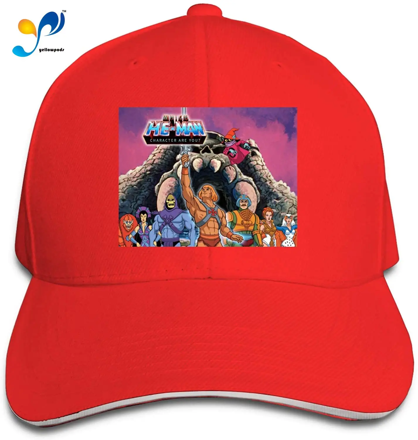 

Masters of The Universe Hip Hop Baseball Cap Golf Trucker Baseball Cap Adjustable Peak Sandwich Hat