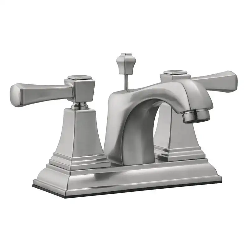 

4-Inch Centerset 2-Handle Faucet in Satin Nickel