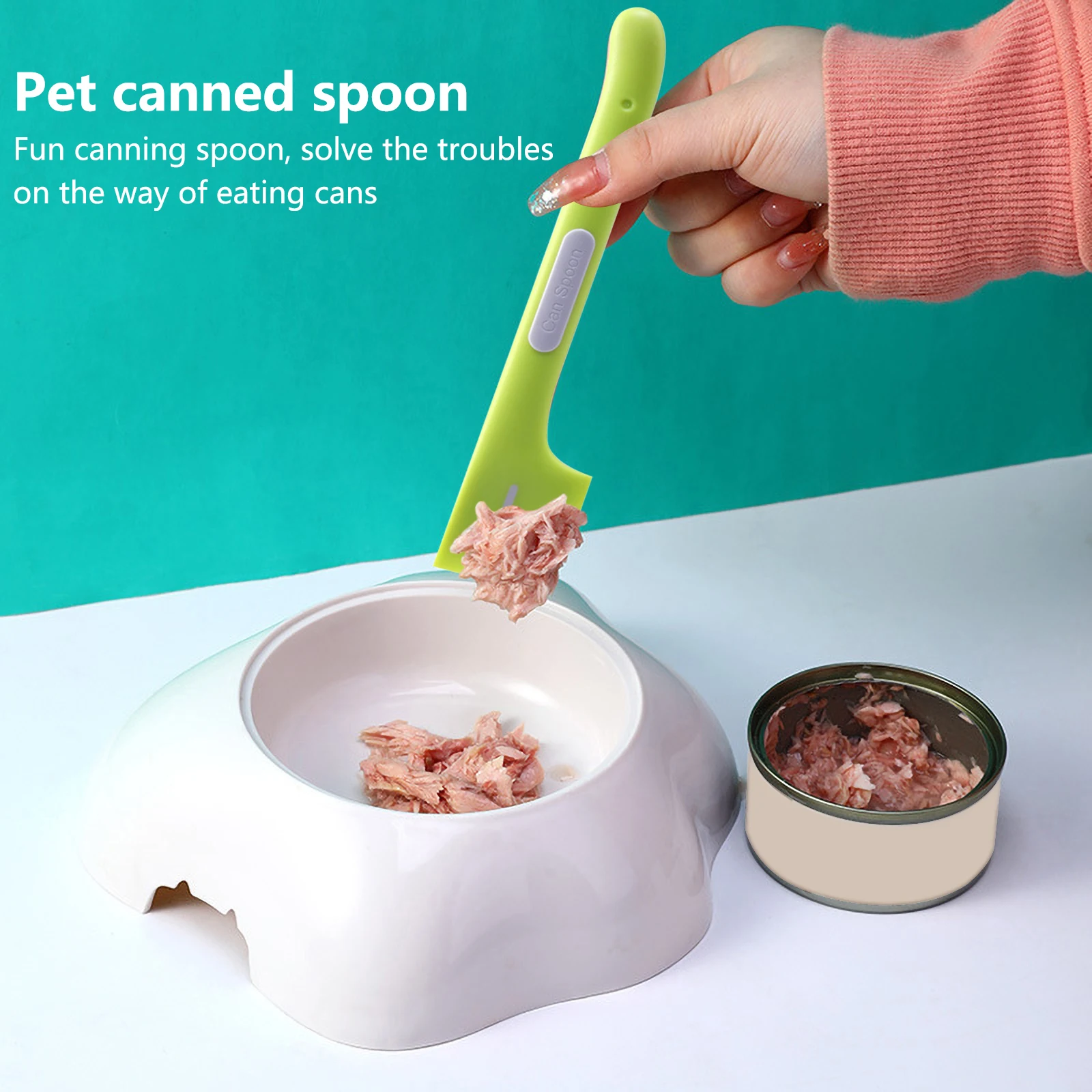 

Mutli-Function Portable Pet can opener Canned spoon Cat Dog Food Shovel Scoop Sealing Bag Clip Puppy Feeders Supplies Accessorie