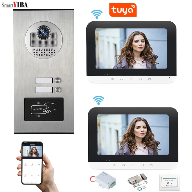 

Tuya WIFI видеодомофон V70MG-560 7 дюймов