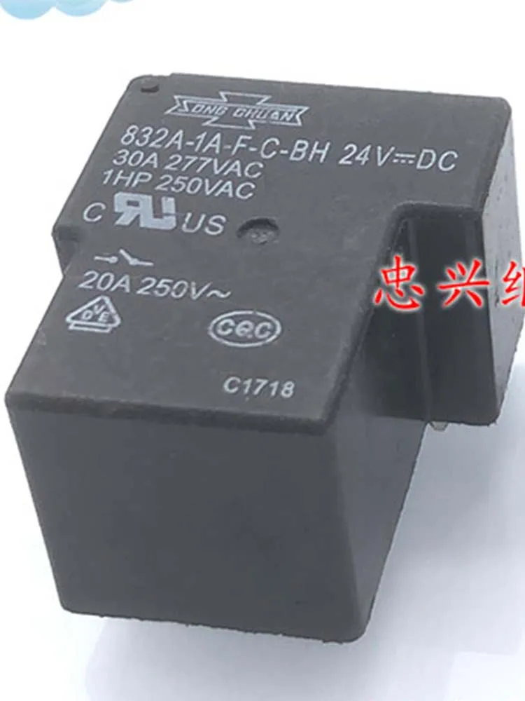 

Реле 24В 832A-1A-F-C-BH 24VDC 30A 4 контакта