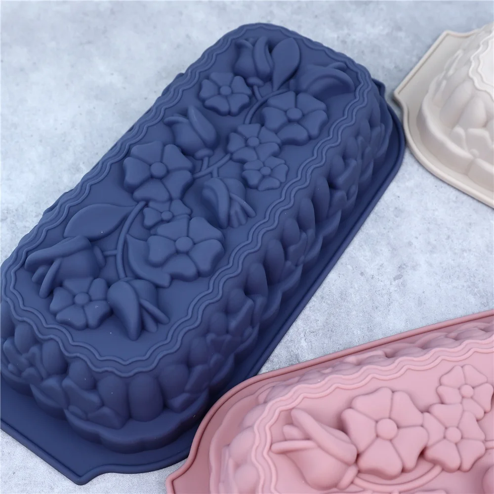 Силиконовая форма в виде тюльпана цветов Листьев лепестков мастики сахара