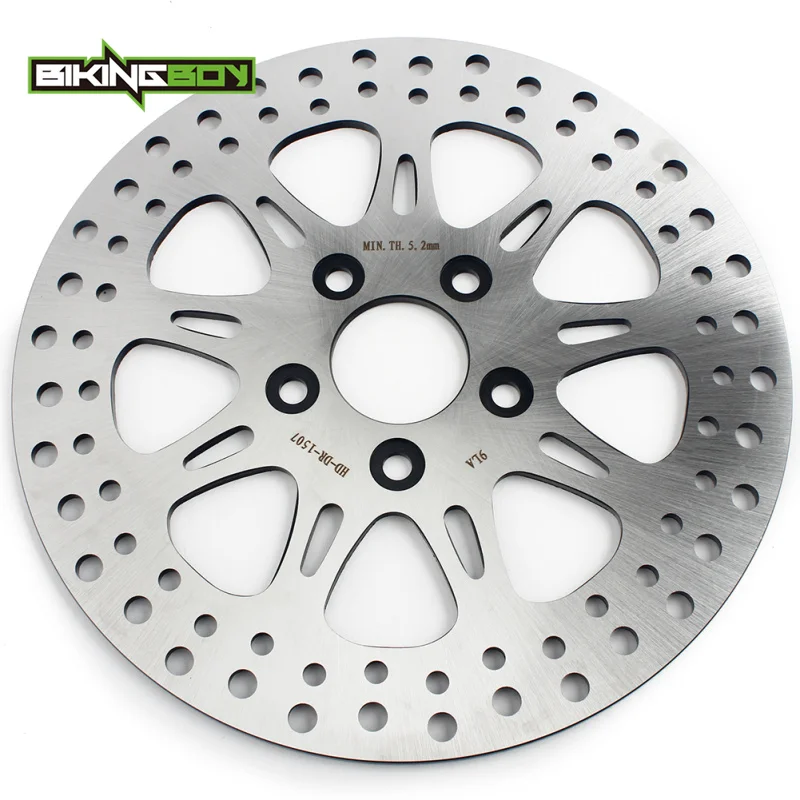 Фото Тормозной диск BIKINGBOY для заднего колеса Dyna Low Rider FXDL Super Glide FXD Wide Glide FXDWG Fat Boy FLSTF 90 91 92 93 94 95 96 97 №1