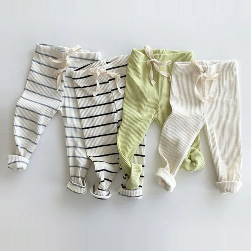 

3pcs/lot Baby Boy Girls Pants Knitted PP Pants Winter Autumn Kids Girls Pants Fashion Solid Long Trousers Baby Leggings 0-3Y