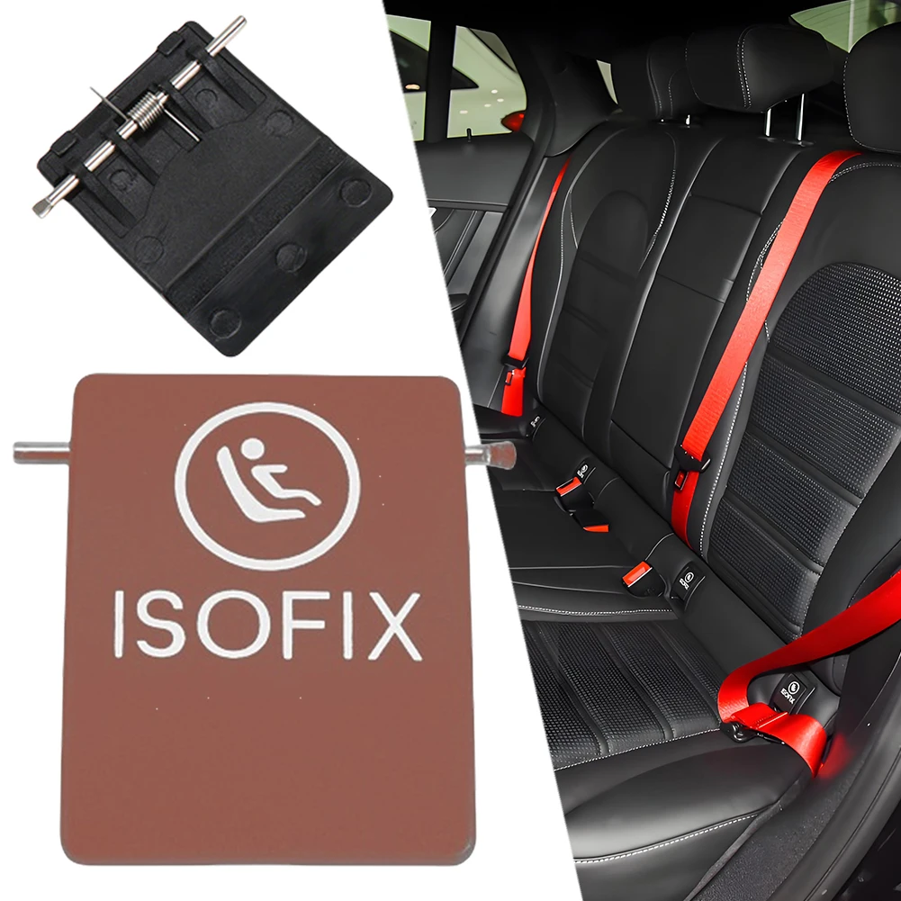 Car Seat ISOFIX Switch Cover 2059200806 Rear Child Safe for Mercedes C Class W253 2015-2021 Accessories
