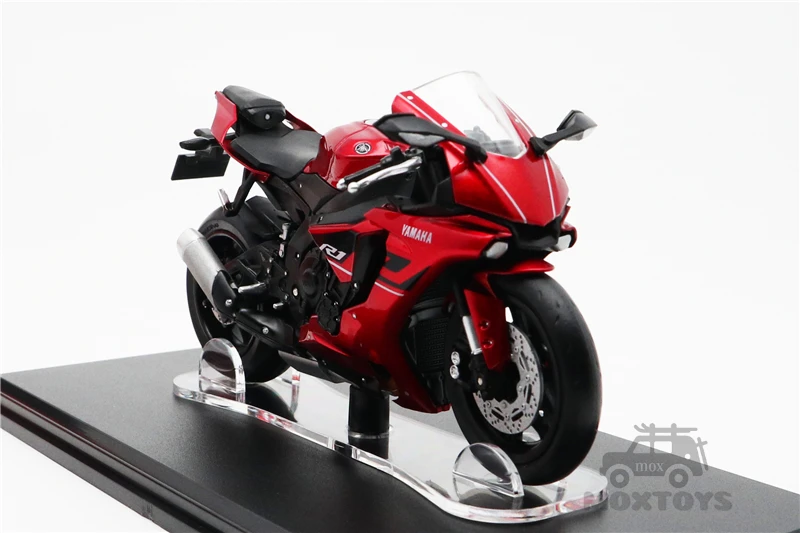 CM модель 1:18 2018/2019 YAMAHA R1 красный черный литая мотоцикл