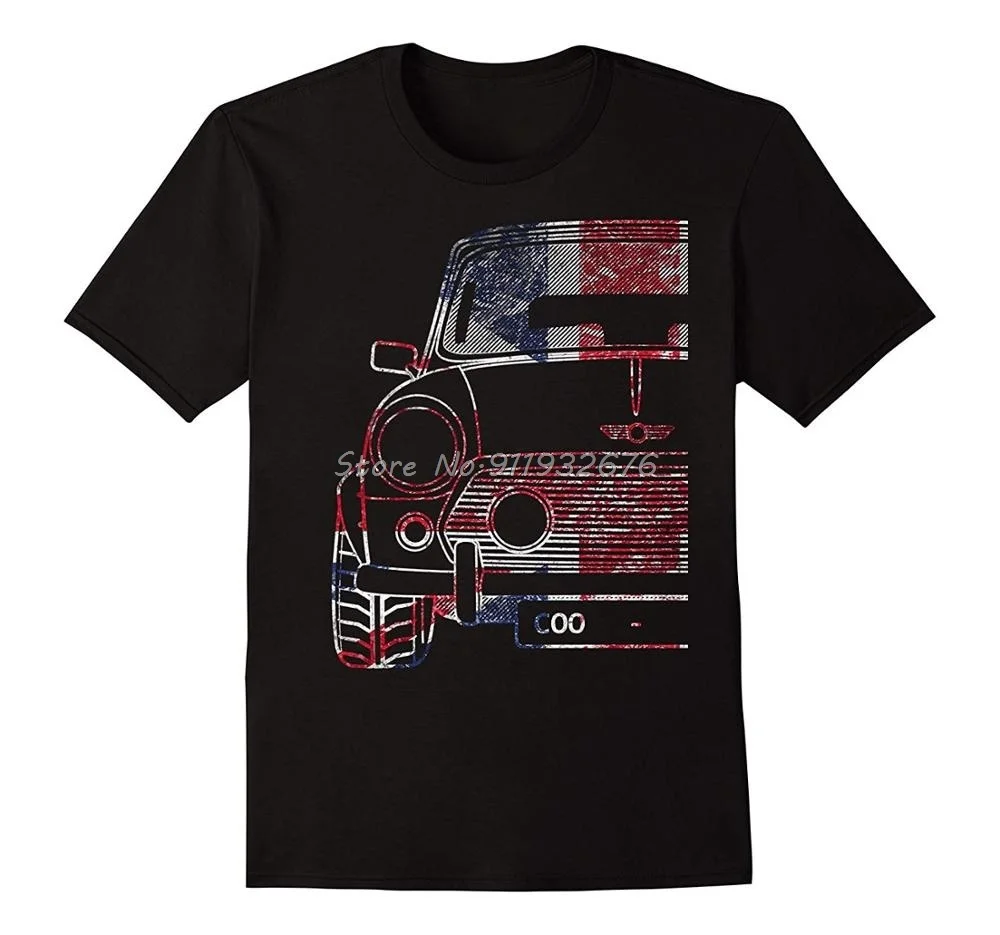 

Classic Mini Uk Roughed Men Tops Tees Newest Summer Fashion Printing O-Neck Custom Design T Shirts