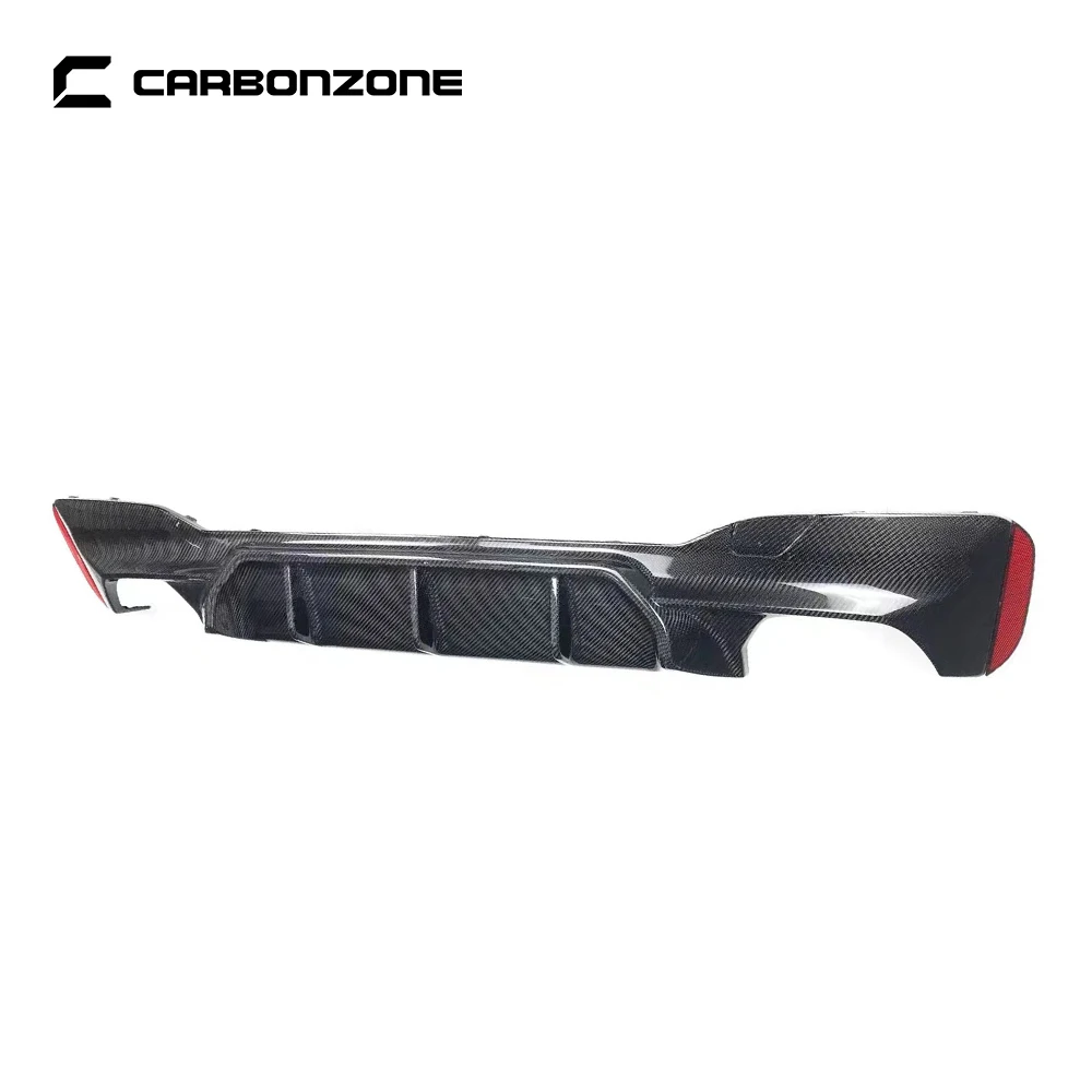 Губа заднего бампера из углеродного волокна в стиле МП для BMW 5 серии G30 диффузор