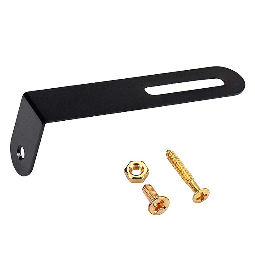 Детали поддержки электрогитары кронштейн для царапин с гайкой золотые винты