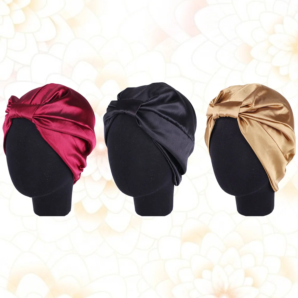 

Женская шапка-тюрбан, шелковая шапка