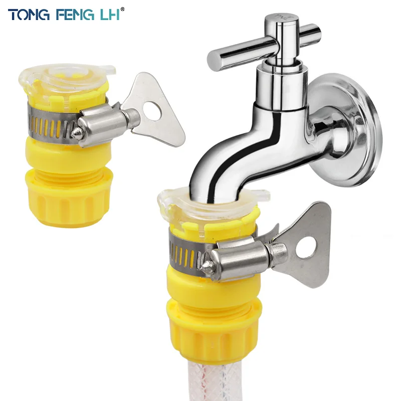 

4 Points 6 Points Faucet Connector Universal Water Faucet Adapter Plastic Hose tap Kitchen Garden Hose Pipe Joiner