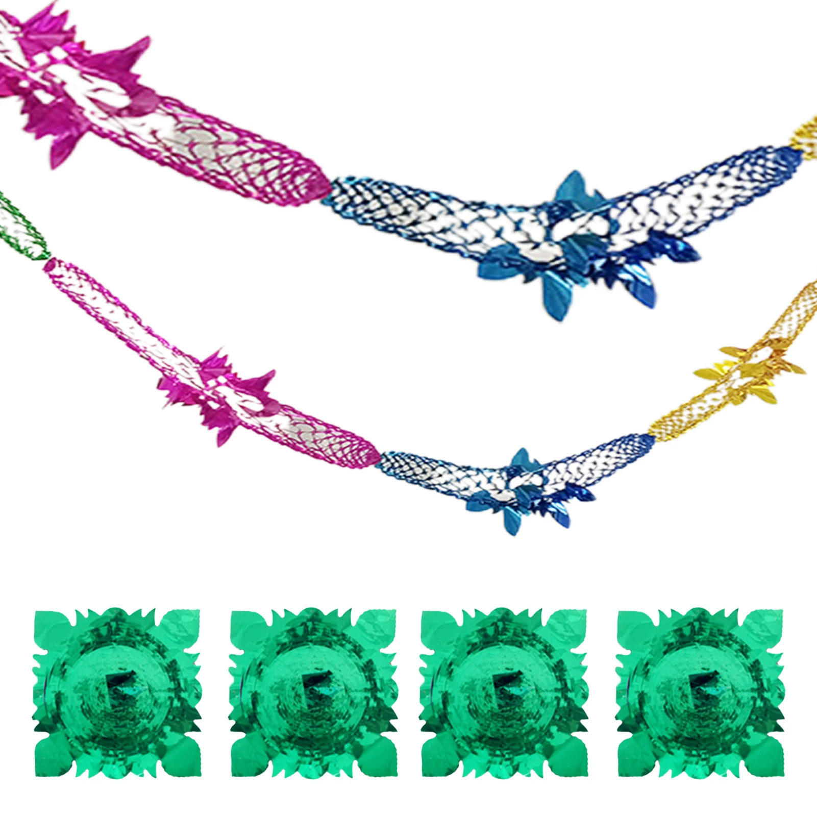 

Легкая фоновая гирлянда из фольги для домашних животных, 4 шт.