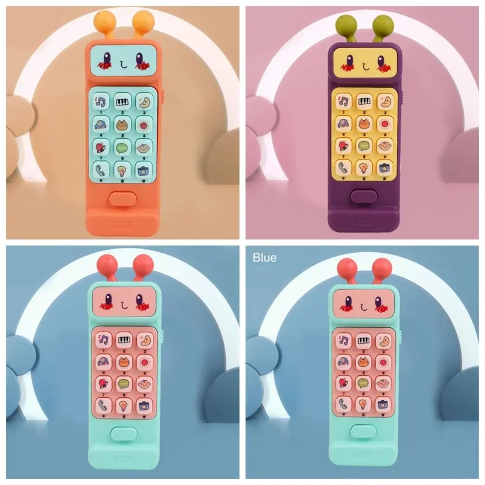 

ABS Baby Phone Toy Simulation Fake Phone Available in Three Colours Control Music Sleeping Toy Teether Voice Toy