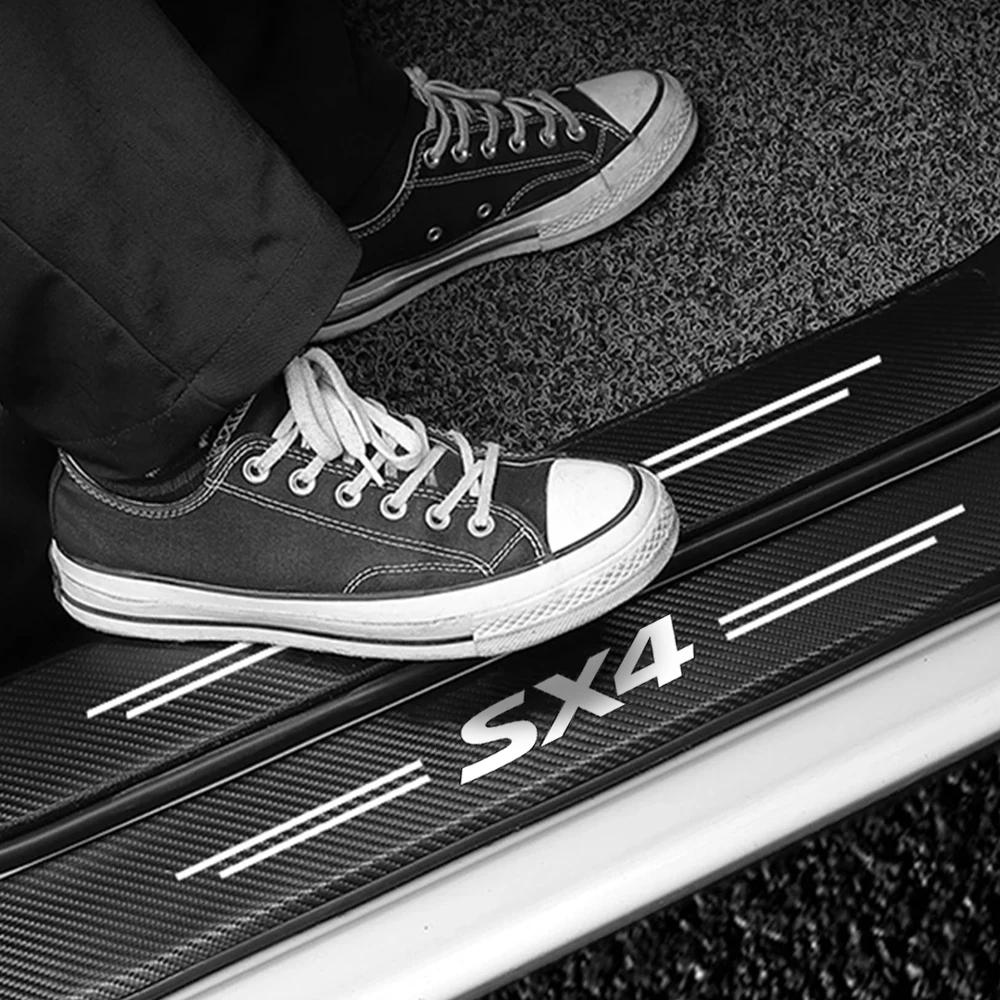 

4 шт., автомобильные наклейки для Suzuki SX4 S, защита от царапин