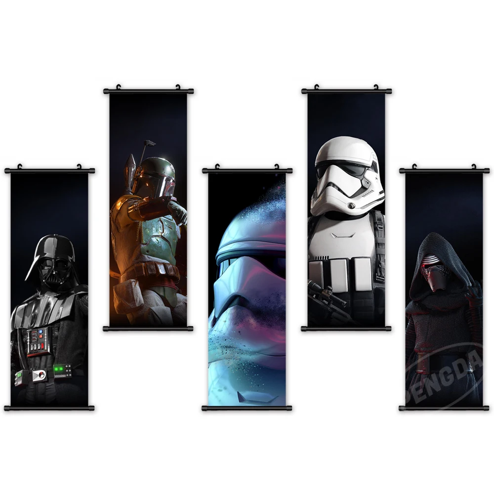 Мандалор Холст Печатный настенный художественный кино ролевой Плакат Звездные