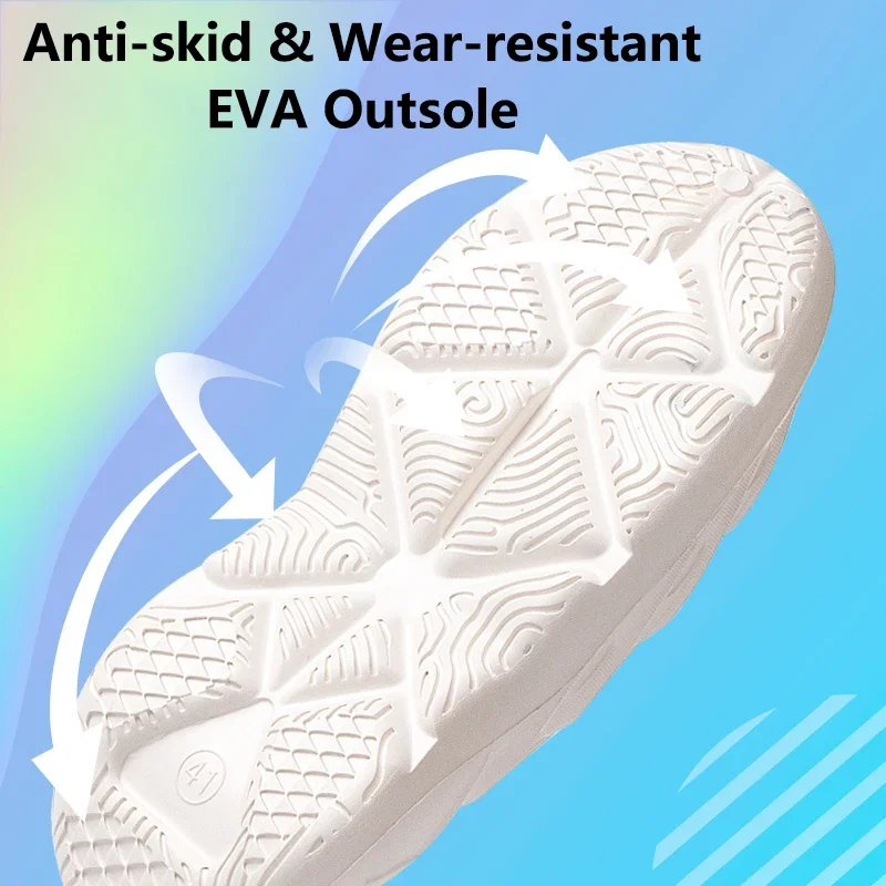 Новинка 2024 модные мужские сандалии однотонная обувь из ЭВА летняя дышащая с