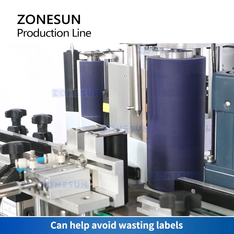 ZONESUN Автоматический магнитный насос линия для наполнения круглых бутылок