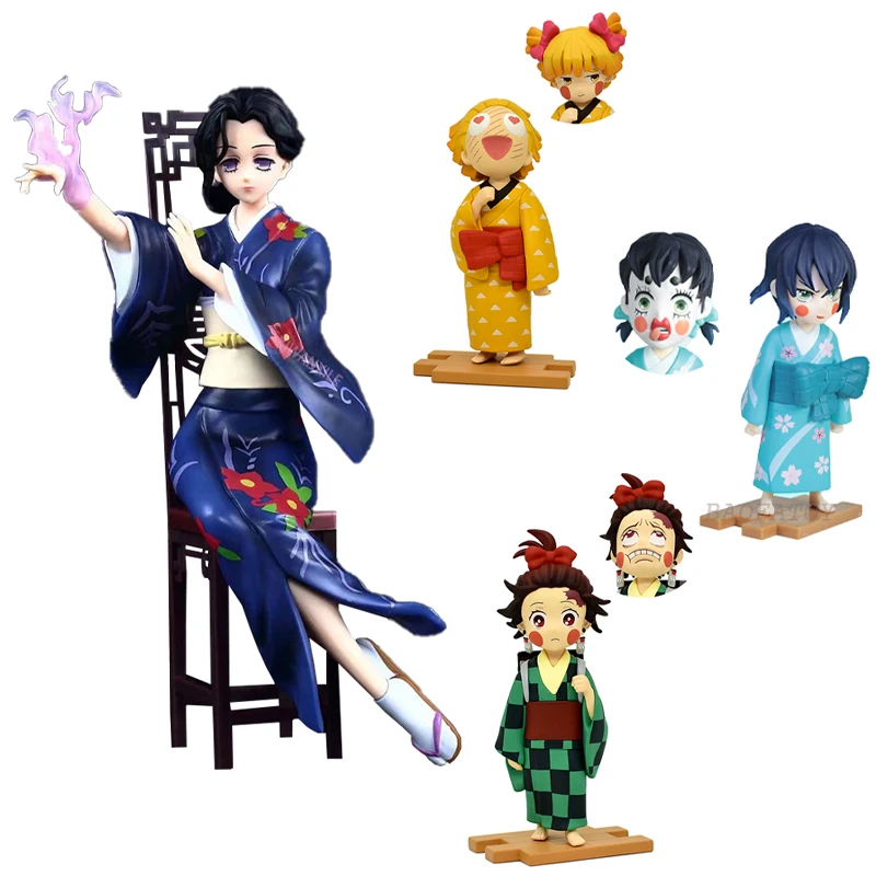 

23cm Kimetsu no Yaiba Tamayo Anime Figure Demon Slayer Daki Action Figure Flower Street Beauty Figure Collection Model Doll Toys
