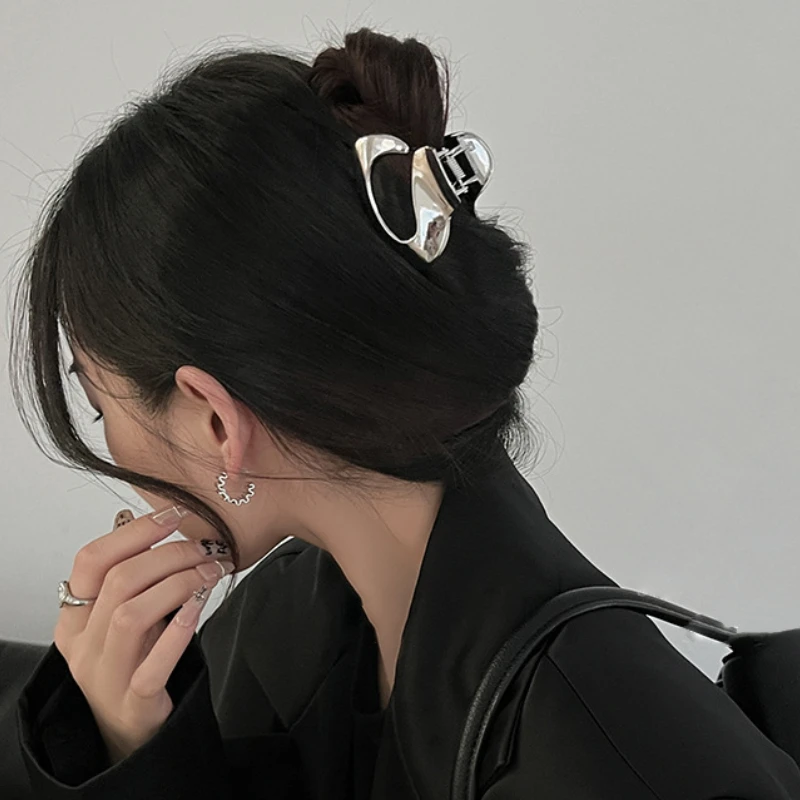 

KAITIN Metal Geometric Hairpin For Wome Punk Style Minimalism Hair Clips Girls Hair Accessories Party Headwear