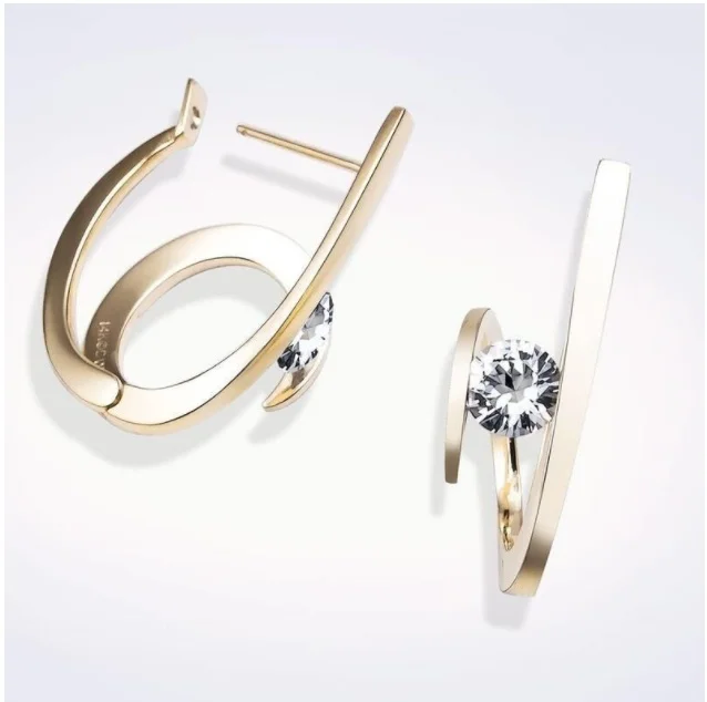 

Delysia King Geometric vintage earrings