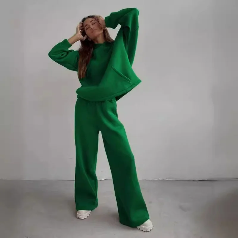 Новинка Осень-зима 2024 спортивный свободный костюм с капюшоном Женская