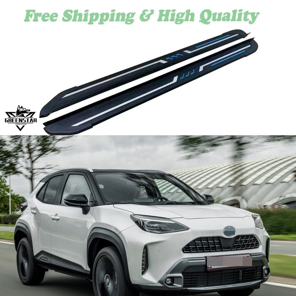 

Fixed Running Board Fits For Yaris Cross 2020 2021 2022 2023 Side Step Nerf Bar Stairs