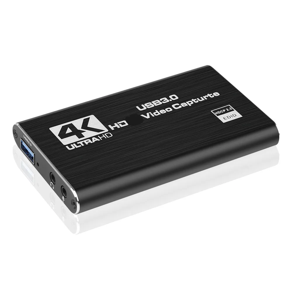 

4K ключ для захвата видеокарты 1080P 60fps HD HDMI-совместимый видеорегистратор USB 3,0 захват для захвата груди игры Live