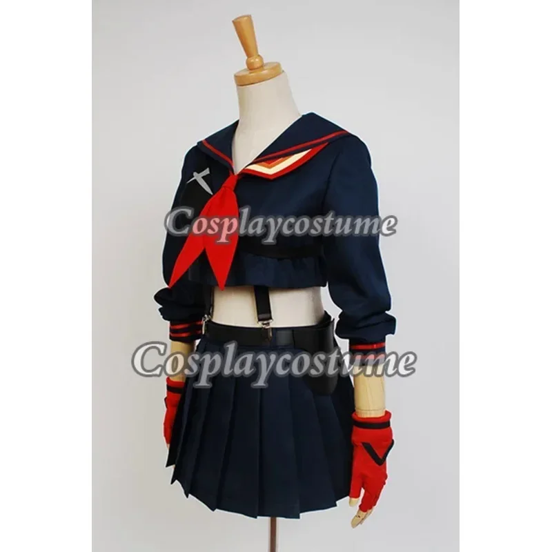 Фото Kill la Kill косплей Ryuko Matoi карнавальный костюм праздничное платье для девочек Хэллоуин карнавальный карнавальный костюм G17 №3