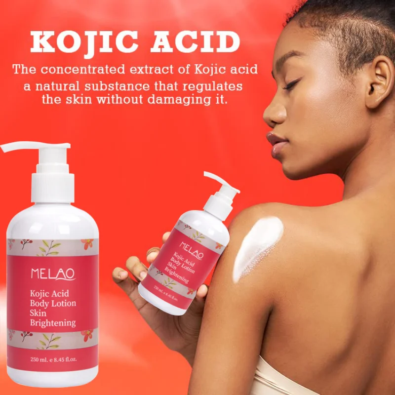 

250ml Kojic Acid Skin Brightening Body Lotion Daily Moisturizer Glowing Skin,Dark Spots,Uneven Skin Tone,For Body Face Skin Care