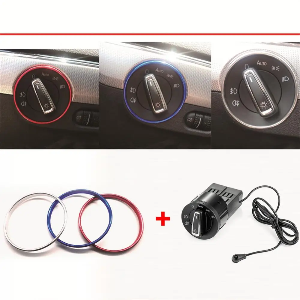 

Headlamp Switch Car Styling Universal Red Durable Car Accessories Light Sensor Module Automatic Headlight Switch Portable