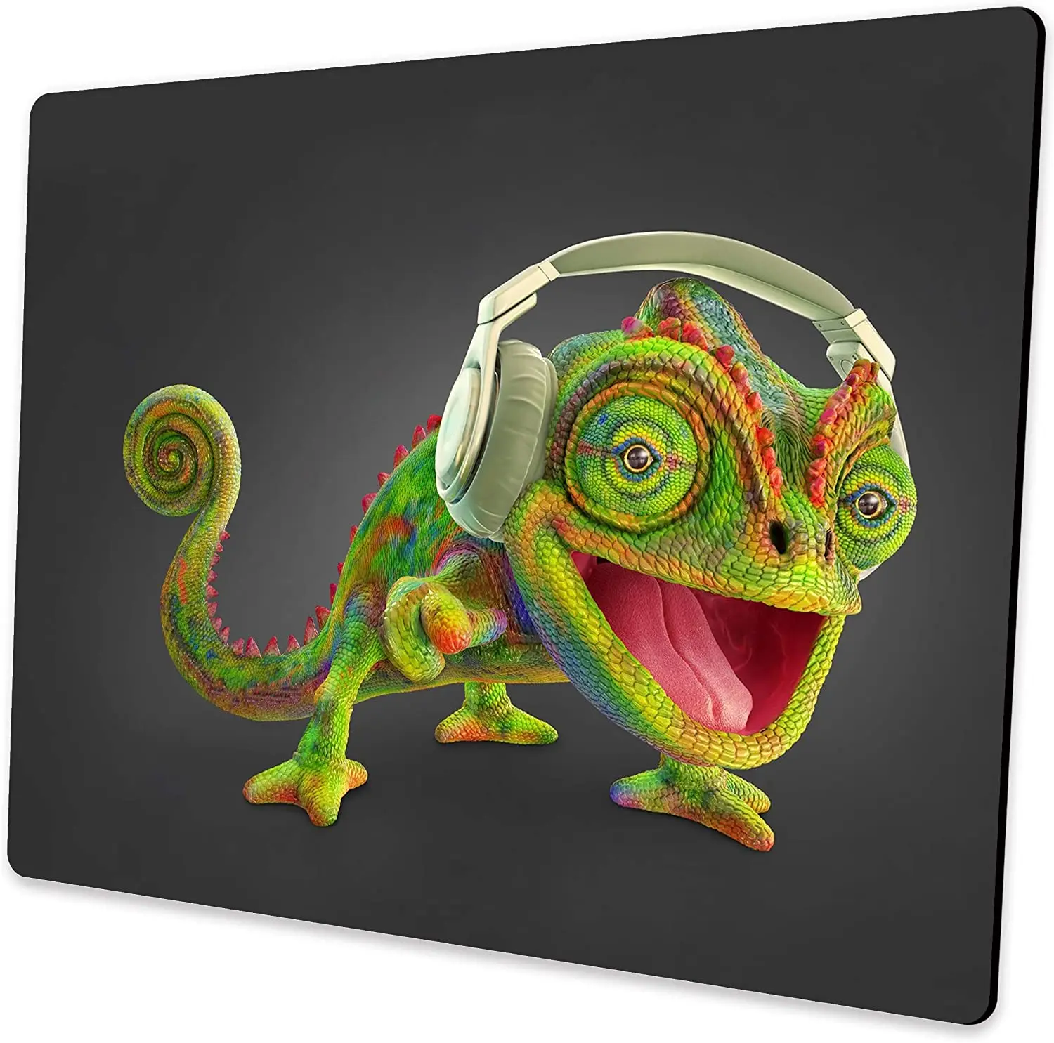 

Mouse Pad with Personalized Chameleon Design Non-Slip Rubber Computer Mouse Pad for Kids Laptop Small Mouse Mat 9.5X7.9 Inch